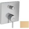 Hansgrohe Finoris - Batéria pod omietku, na 2 spotrebiče, kefovaný bronz 76416140