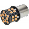 BA15S, 30 SMD 5050 LED, 6V - Oranžová, obrátená polarita