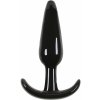 NS Novelties Jelly Rancher Smooth T-Plug Čierna