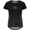 Cyklistický dámsky dres Horsefeathers Deco - black/cheetah