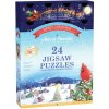 Adventný kalendár Puzzle Adventný kalendár Merry Christmas, 1200 ks