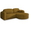 Rohová rozkladacia sedačka Amilia P - horčicová Strana: Pravá