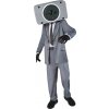 Dětský kostým Skibidi Toilet - Speakerman vel M ( 6-8 let)