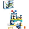 Stavebnica policajnej stanice, 63 dielikov, pre deti od 3 rokov