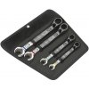 Wera 020090 Očkoploché račňové kľúče 10 ÷ 19 mm 6001 Joker 4 Set 1, vyhnuté (Sada 4 dielov)