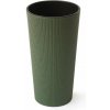 LAMELA, kvetináč LILIA ECO JUMPER – prúžok O 25 cm, výška 46,5 cm, zelený