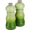 Le Creuset - mlynček na korenie a soľ, set 2 ks zelený