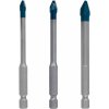 BOSCH - zahrada/dílna BOSCH 3dílná sada vrtáků do dlažby EXPERT HardCeramic HEX-9 5/6/8 mm (2.608.900.595)