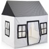 Childhome Domček textílny Black&White 125x95x145 cm