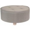 Taburetka POUF 50 × 22 cm, béžová