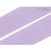 Guma hladká 20mm tkaná svetlo fialová 1 m