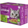 WHISKAS mixovaný výber hovädzina kura losos tuniak v želé 12 x 85 g