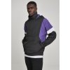 Bunda Urban Classics Light 3-Tone Pull Over Jacket - black/ultraviolet/white M