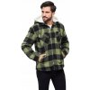 Brandit Lumberjacket Hooded zelená-čierna