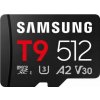 Samsung T9/Micro SDXC/512GB/UHS-I U3 / Class 10/+ Adaptér/Čierna MB-MH512T/WW