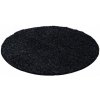 Najkoberce Shaggy Life antracit, kruh 80 cm kruh