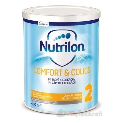 Nutrilon 2 COMFORT & COLICS mliečna výživa v prášku (od ukončeného 6 m), 1x400g