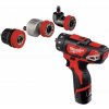 MILWAUKEE M12 BDDXKIT-202C aku skrutkovač s výmennými nástavcami 12V/2Ah 4933447836