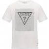 Pánske Tričko s krátkym rukávom GUESS SS BSC STITCH TRIANGLE TEE M3YI91K9RM1-G011 – Biela