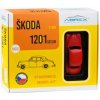 Abrex Stavebnice Škoda 1201 (1956) Taxi, Červená 1:43