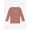 Detské tričko s dlhým rukávom z bambusu MINYMO - farba Withered Rose Veľkosť: 110