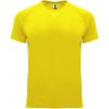 Bahrain detské športové tričko s krátkym rukávom, žltá, 12