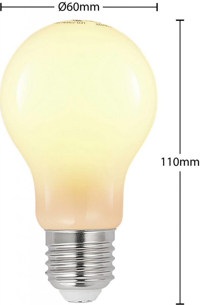 Arcchio LED žiarovka E27 4 W 2 700 K stmievateľná, opál