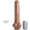 Mr. Hankey’s Toys Lampwick XXXL, prémiové silikónové dildo s Vac-U-Lock 41,2 x 7,8–9,3 cm