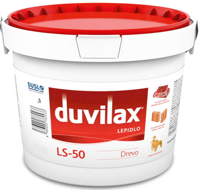 Duvilax LS-50 interiérové lepidlo na drevo 5 kg biela