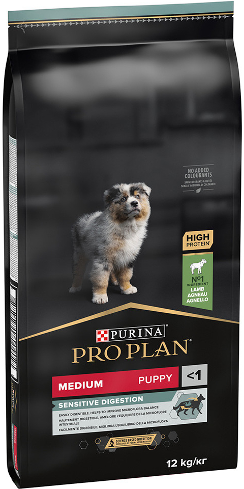 Purina Pro Plan Medium Puppy Sensitive Digestion jahňacie 14 kg