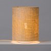 lumbono Stolná lampa N°15 Perlbohne, tienidlo kávové vrece - TL/KA-15-ZYL202025-K200-05