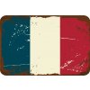 Ceduľa Francúzsko vlajka 30cm x 20cm Plechová tabuľa