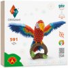 Origami 3D Papuga