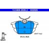 Sada brzdových platničiek kotúčovej brzdy ATE 13.0460-2826.2