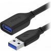 AlzaPower Core USB-A (M) to USB-A (F) 3.2 Gen 1, 1m čierny APW-CBAMAF310B