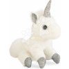 Plyšový jednorožec kľúčenka Silver Unicorn Key Ring Histoire d’ Ours bielo-strieborný 14 cm od 24 mes