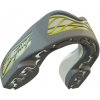 SAFEJAWZ Mouth guard “Nitro” - grey-yellow, Senior Color: White - Blue, Gloves cut: Without Label