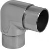 Nerezová rohová spojka 90° na pravouhlé spojenie dvoch trubiek ⌀42,4x2mm, AISI304, leštená