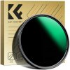 K&F CONCEPT 52MM, ND3-1000, ultra-thin variable ND, Waterproof, Green Coated