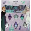 KAZETA FROZEN TATOO NAILS ŠTETEC + PILNÍK + ŠABLÓNA + NÁLEPKY NA NECHTY + LAK