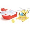 Green Toys Záchranná loď s helikoptérou
