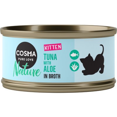 Cosma Nature Kitten 6 x 70 g - kura a tuniak