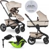 EASYWALKER Kočík kombinovaný Jimmey Explore Pearl Taupe AIR + KIDDY Evoluna i-size 2 + Základňa