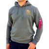 Alpha Industries Pánska mikina Herritage Dragon Hoody Dark olive Farba: zelená, Veľkosť: XL