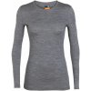 Icebreaker Dámske funkčné tričko s dlhým rukávom Women's 200 Oasis LS Crewe gritstone heather