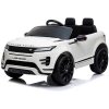 Beneo Elektrické autíčko Range Rover Evoque jednomiestne Kožené sedadlá MP3 Prehrávač s prípojkou USB/SD Pohon 4x4 Batéria 12V10AH EVA kolesá Odpružené nápravy Kľúčové trojpolohové štar biela