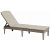 KETER Ležadlo Jaipur cappuccino s polstrom PE610657