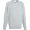 F.O.L. | Lightweight Raglan Sweat, Pánska raglánová mikina, sivá Heather, S