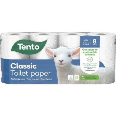 TENTO Classic, 3 vrstvový toaletný papier 8 ks