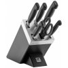 ZWILLING FOUR STAR 35145-007-0 sada kuchyňských příborů/nožů ve stojanu 7 kusů Černá